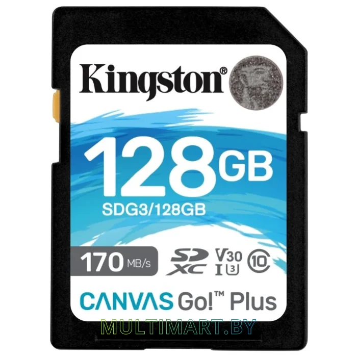 Карта памяти Kingston Canvas Go! Plus SDXC 128GB